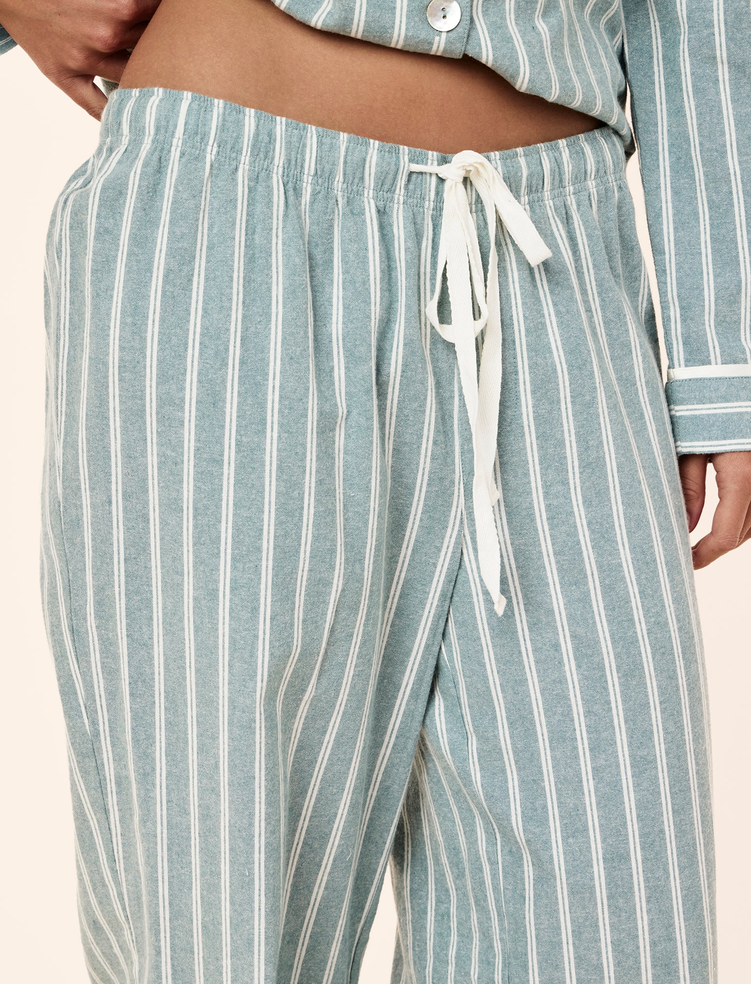Organic Brushed Cosy Full Length PJ Set