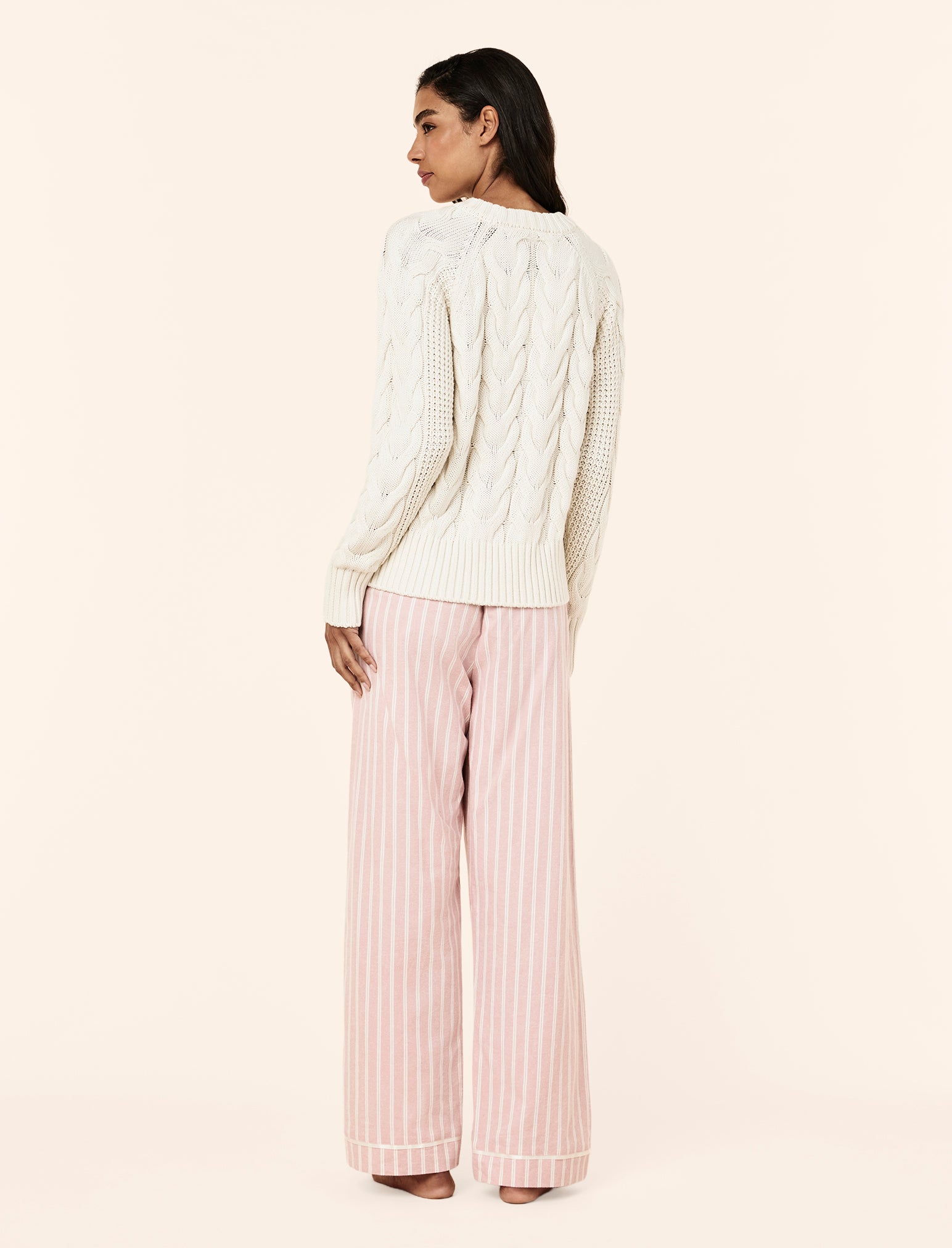 Cosy Cable Cotton Cashmere Jumper