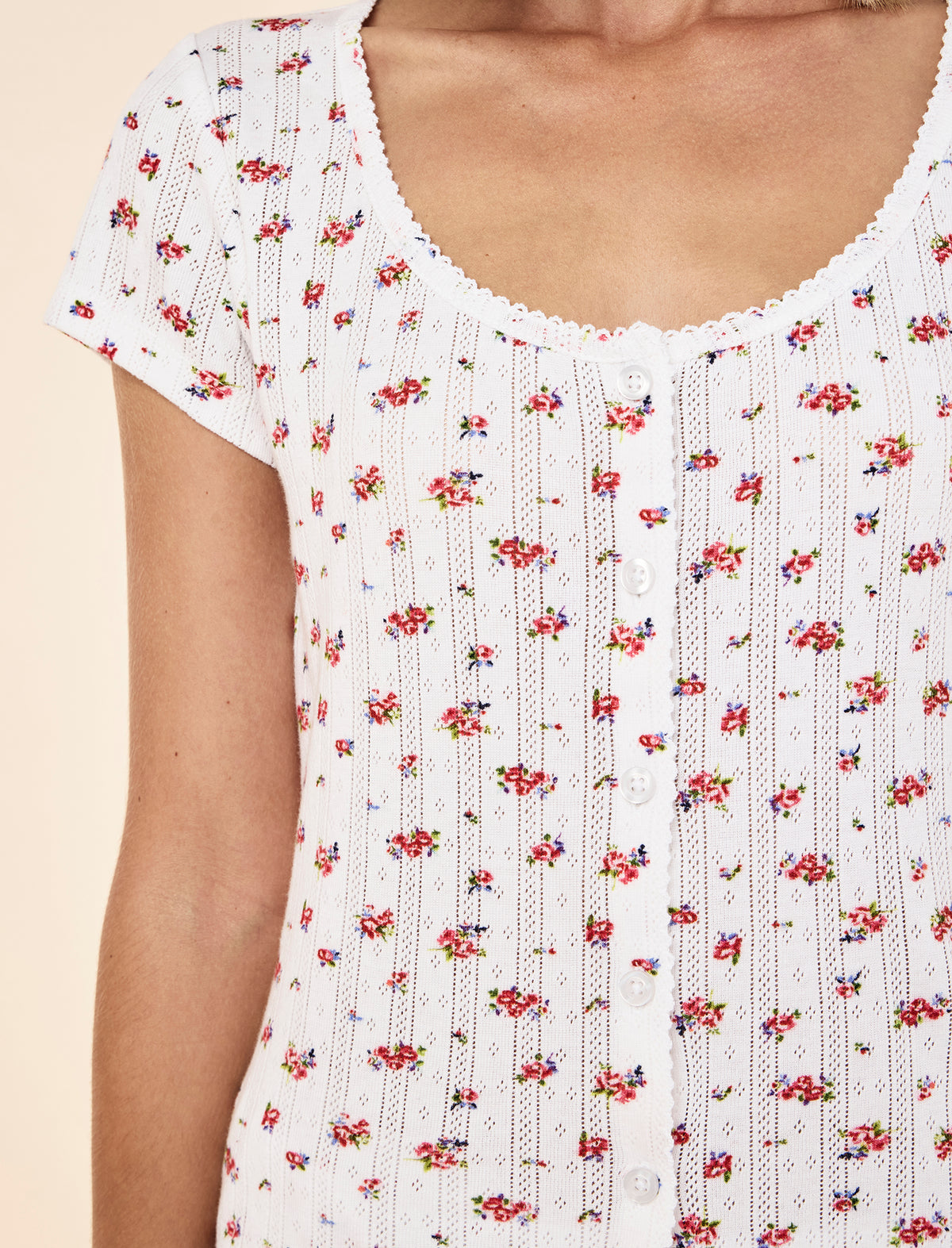 Imogen Pointelle Tee