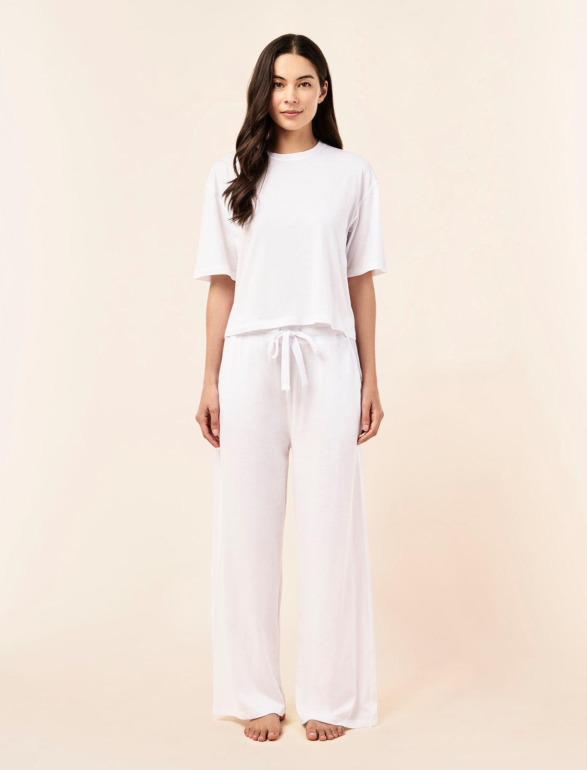 Jada Organic Cotton Knit Crop Tee