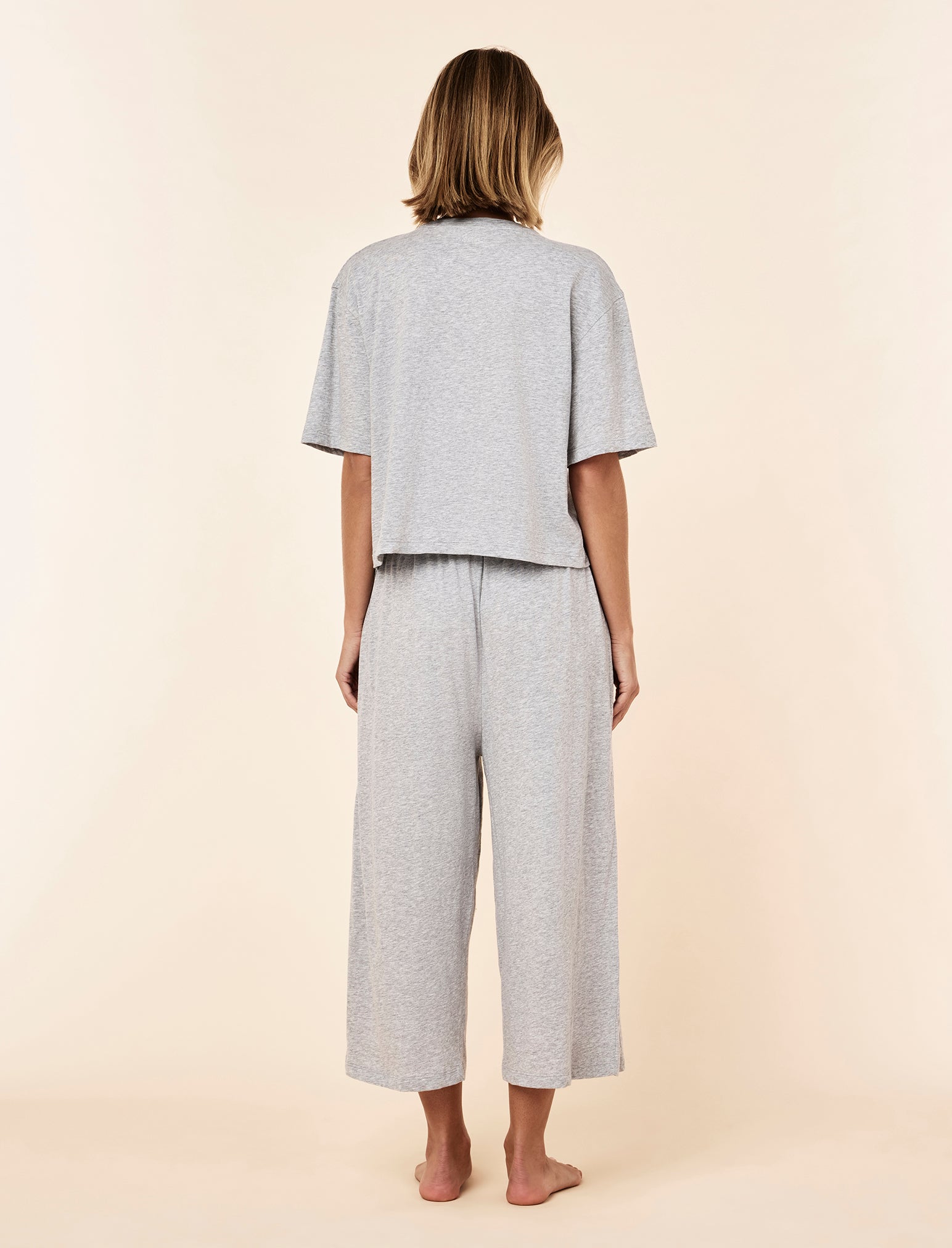 Jada Organic Cotton Knit Crop Pant
