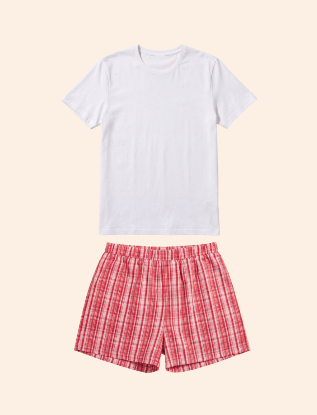 Noelle Plaid Mens Boxer PJ Set