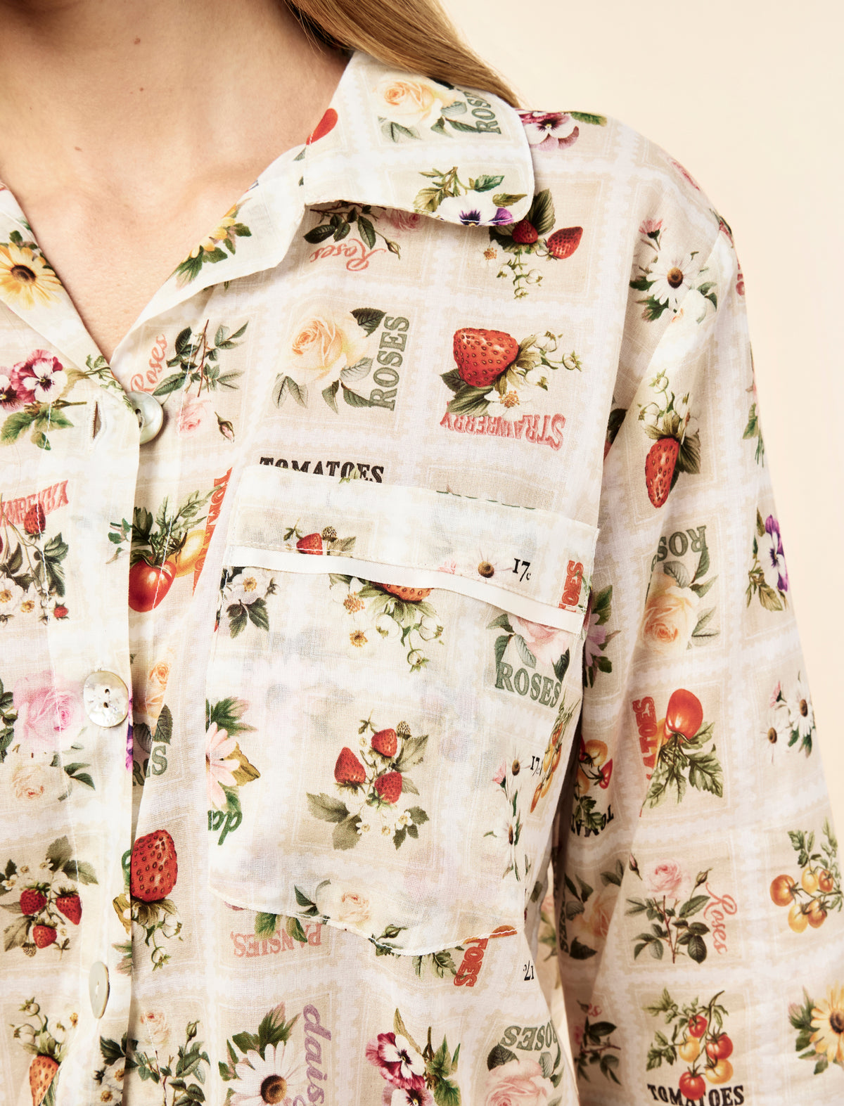 Blooms Crop PJ Set