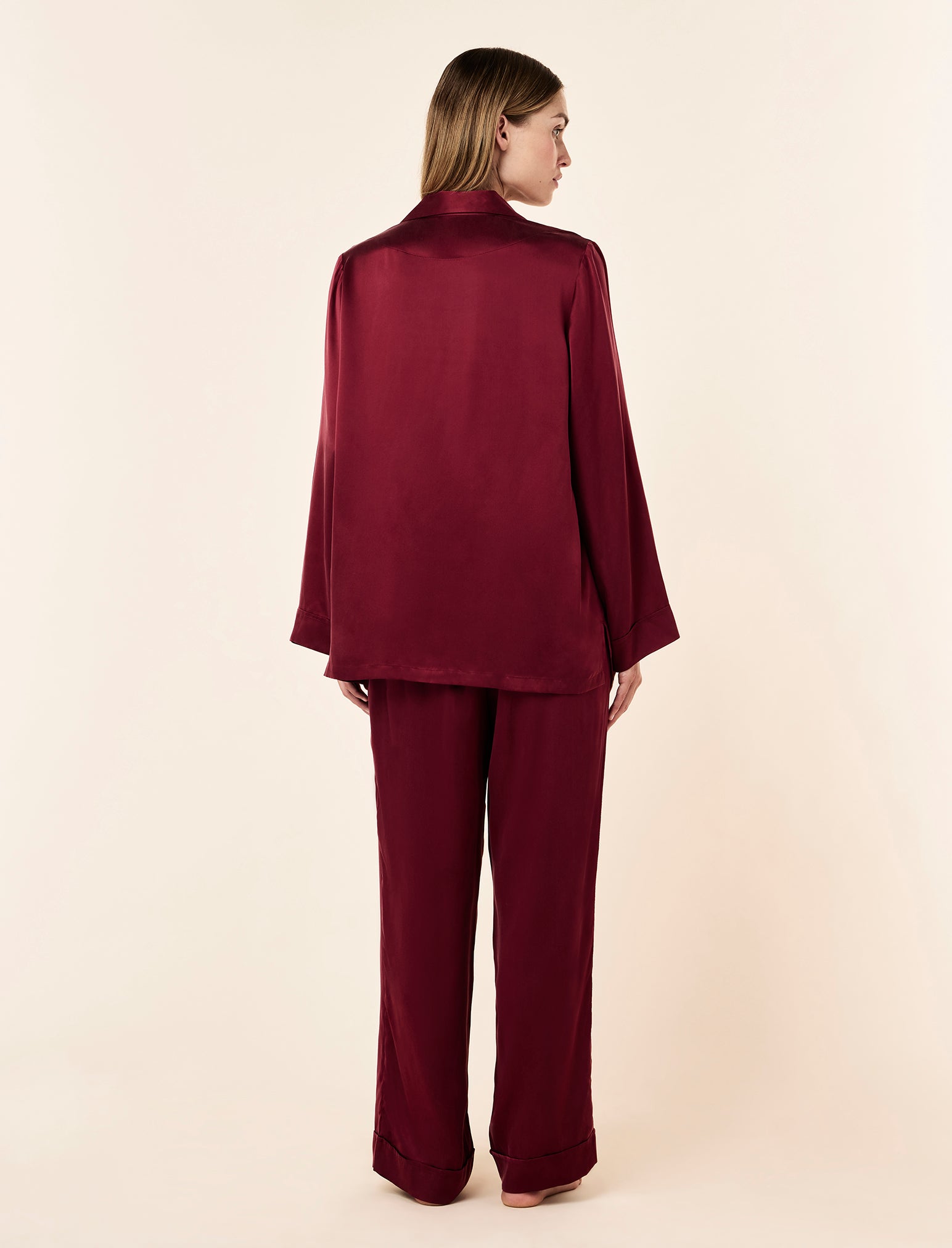 Audrey Washable Silk Full Length PJ