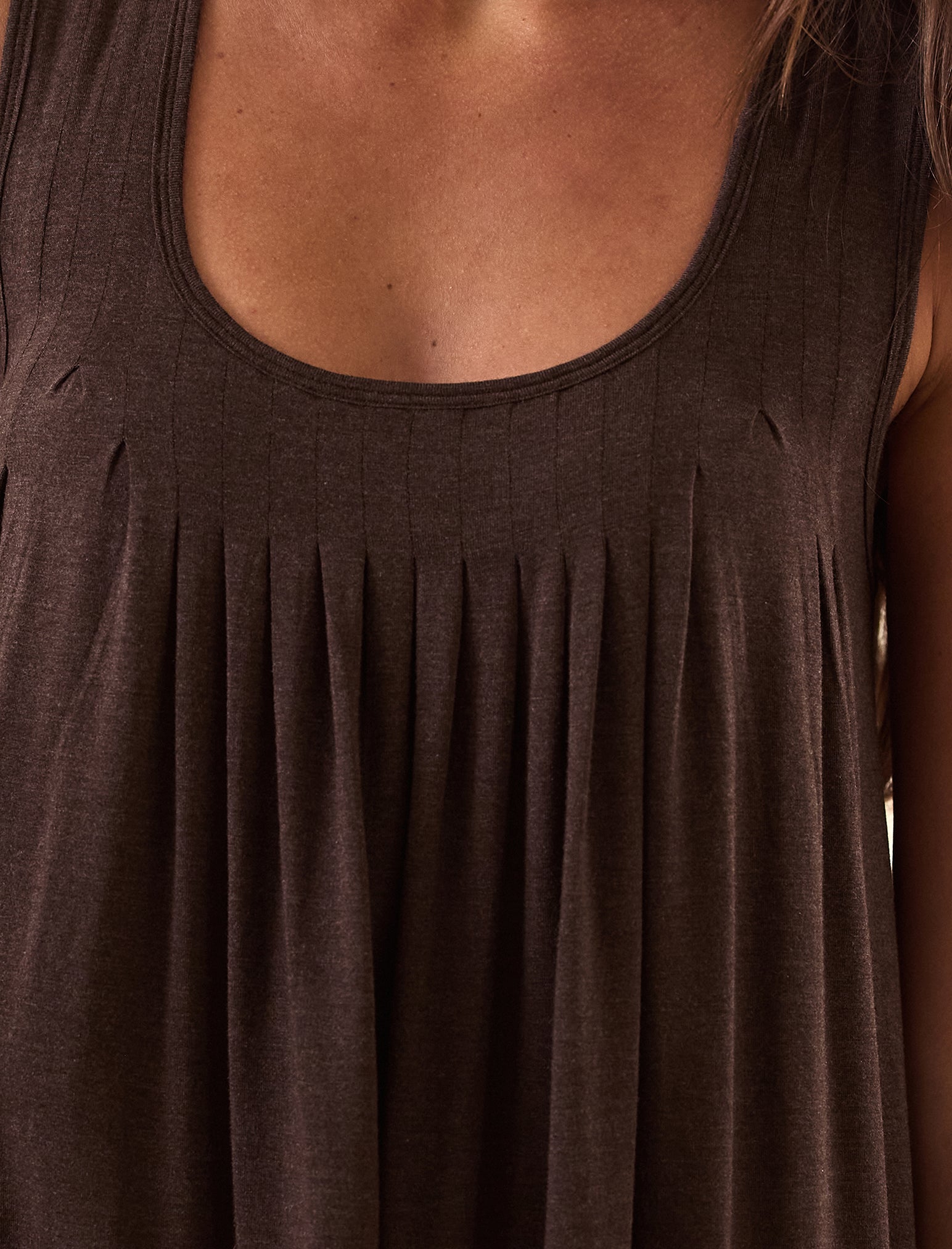 Kate Modal Soft Pleat Front Nightie