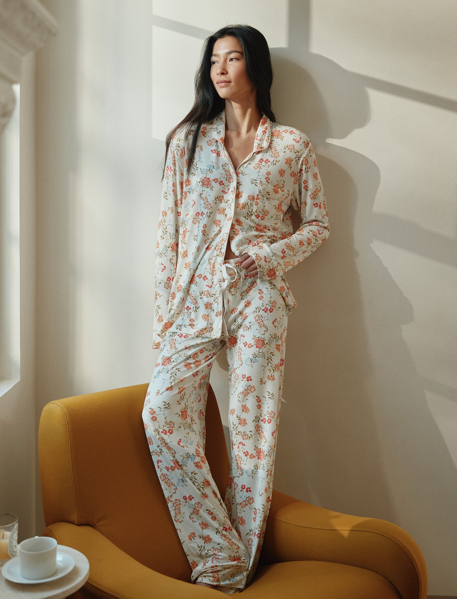 Kate Modal Soft Full Length PJ Set