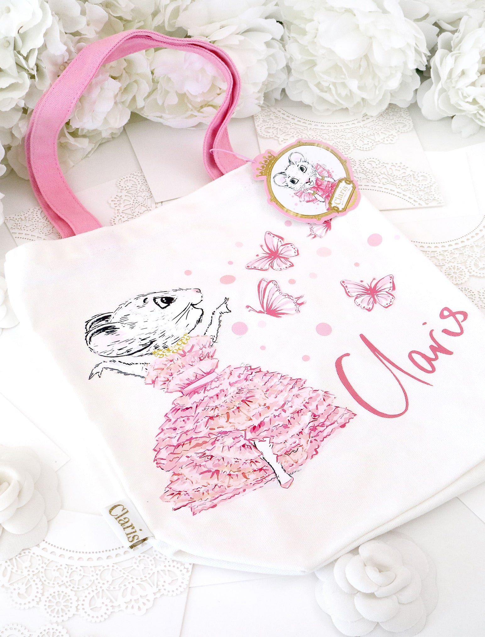 Claris Canvas Book Bag