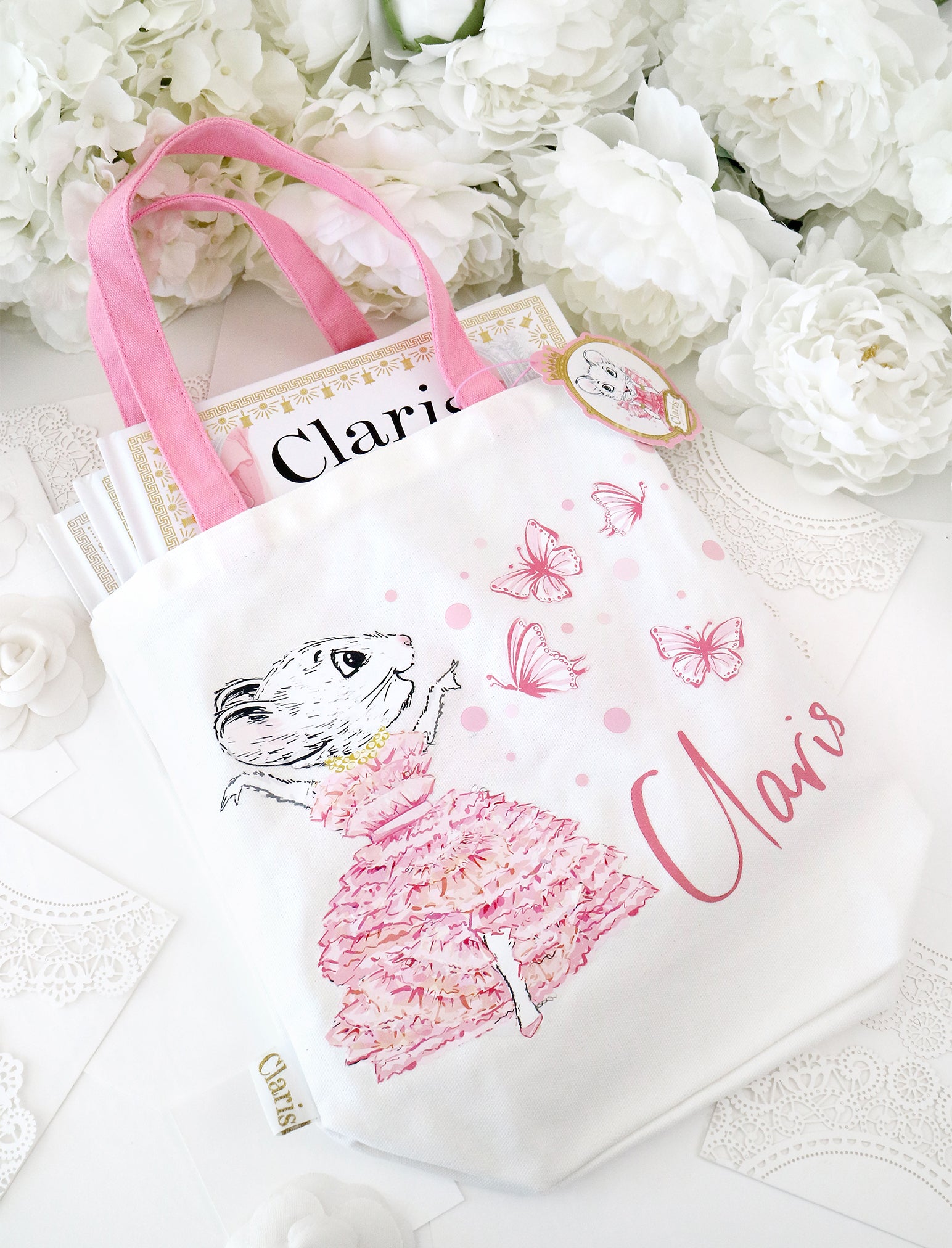 Claris Canvas Book Bag