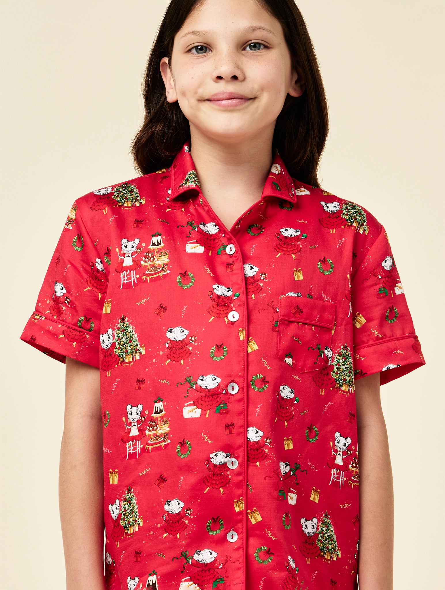 Claris The Mouse Kids Boxer PJ Set