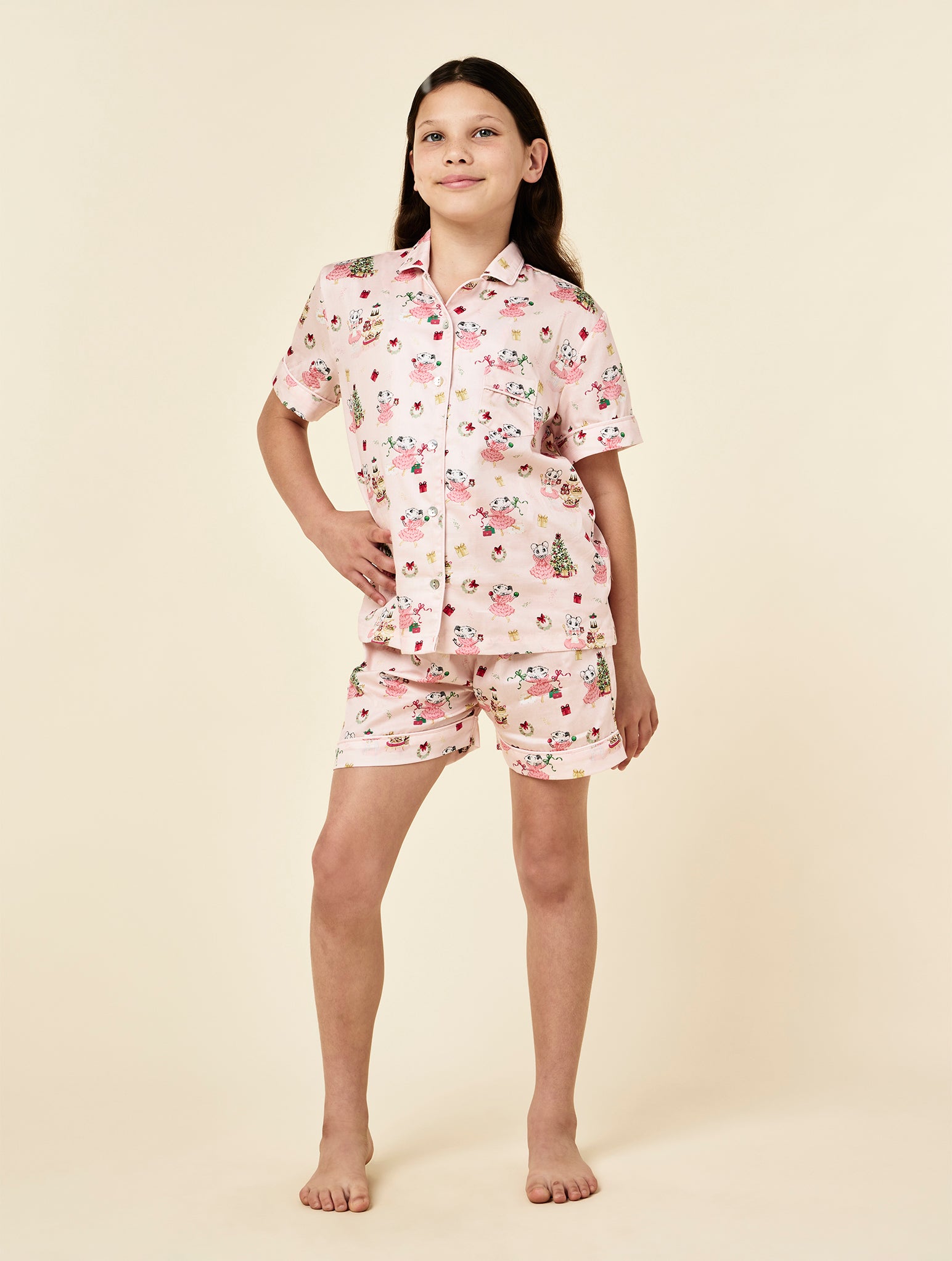 Claris The Mouse Kids Boxer PJ Set