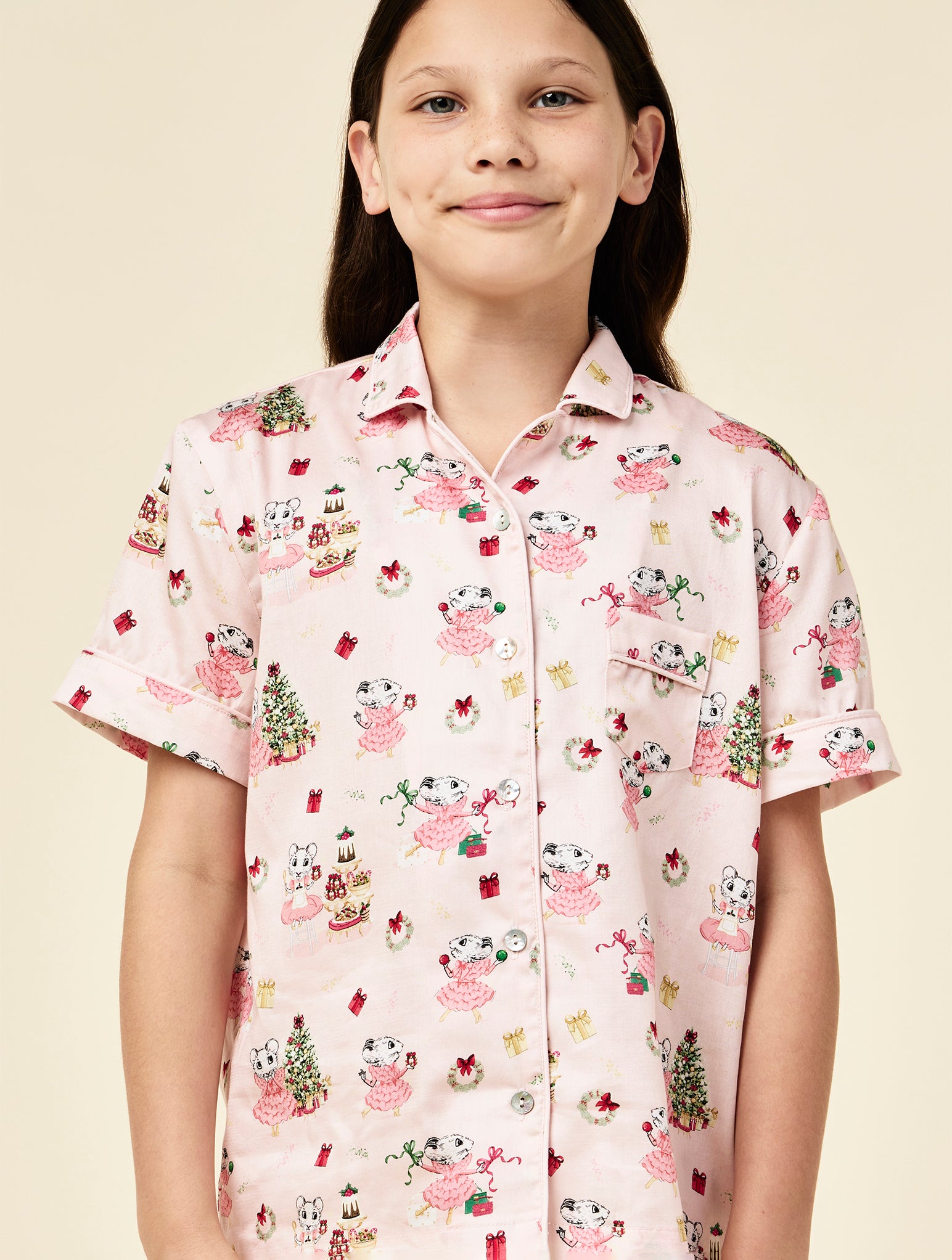 Claris The Mouse Kids Boxer PJ Set