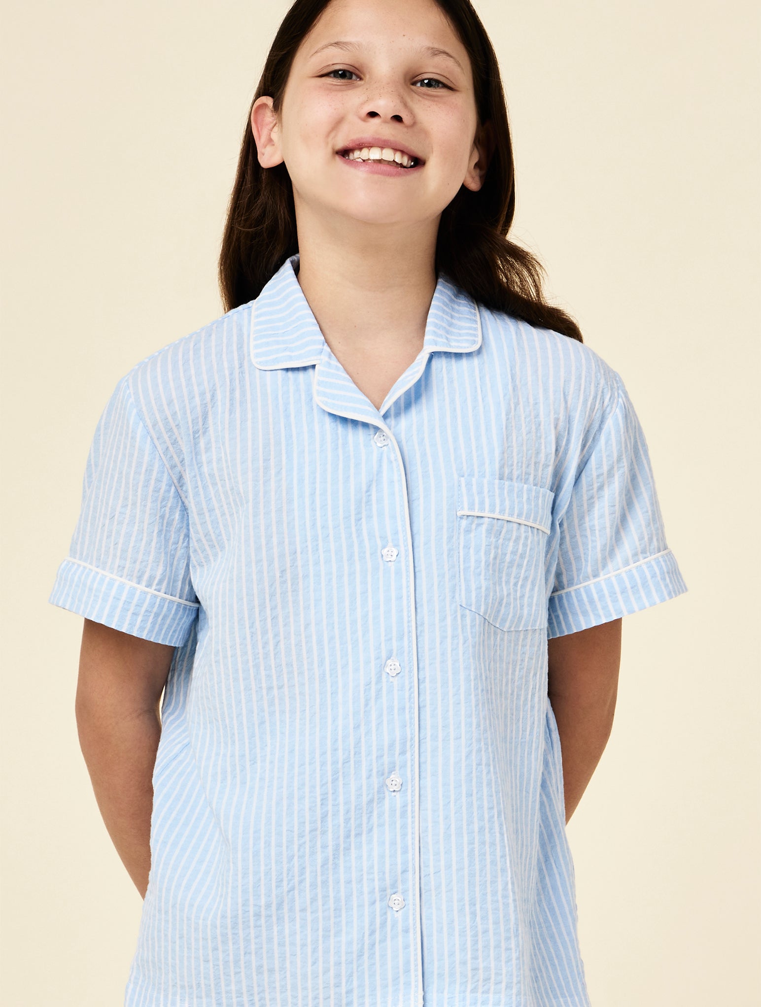Kids Sabrina Stripe Boxer PJ Set