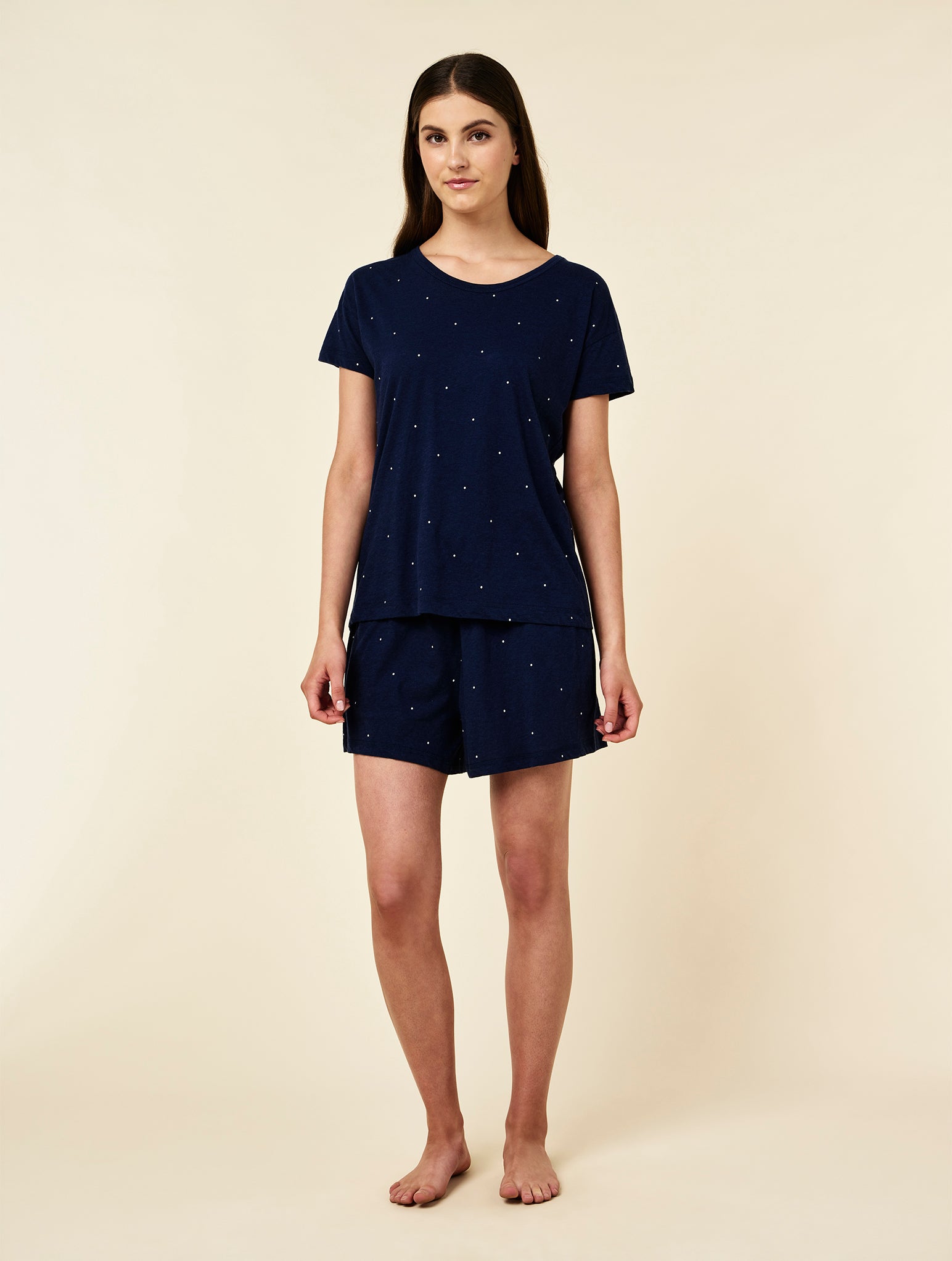 Jada Organic Cotton Knit Boxer PJ Set