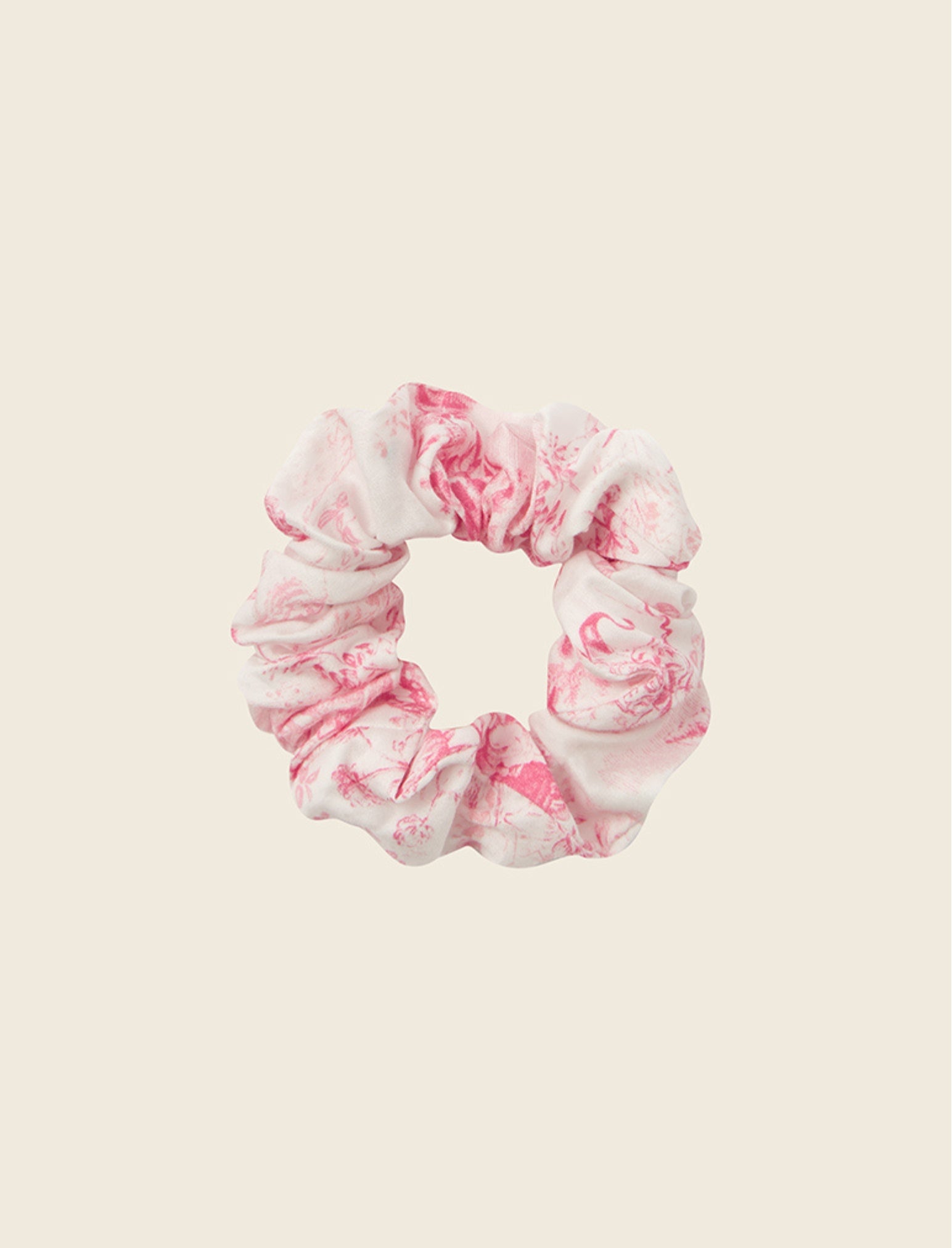 Toile De Jouy Scrunchie